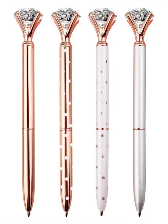 Other - Set of 4 Diamond Crystal Ballpoint Pens